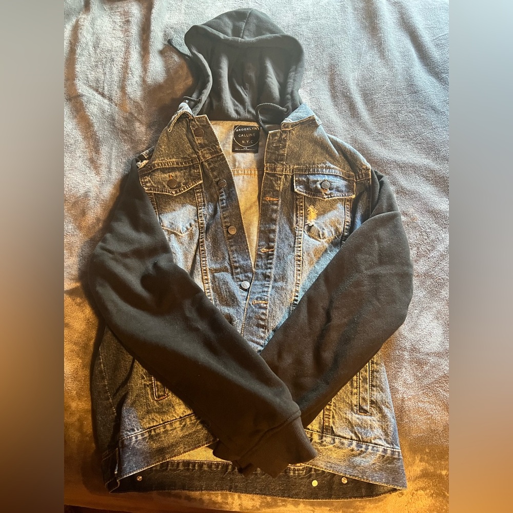 “Brooklyn Calling NYC” brand jean jacket